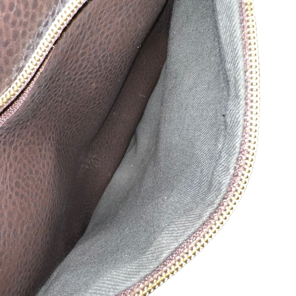 Vintage Brown Leather Relic Pebble Shoulder Bag - Picture 4 of 7